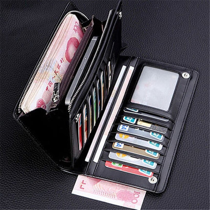 Men's Genuine Leather Business Wallet - Wnkrs