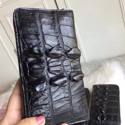 Men's Crocodile Leather Wallet - Wnkrs