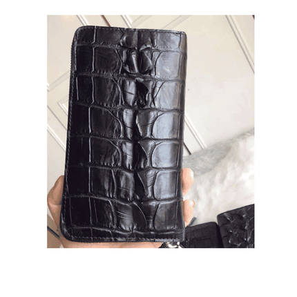 Men's Crocodile Leather Wallet - Wnkrs