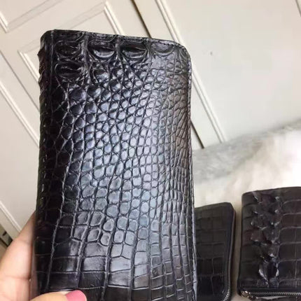 Men's Crocodile Leather Wallet - Wnkrs