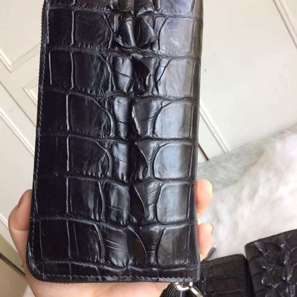 Men's Crocodile Leather Wallet - Wnkrs