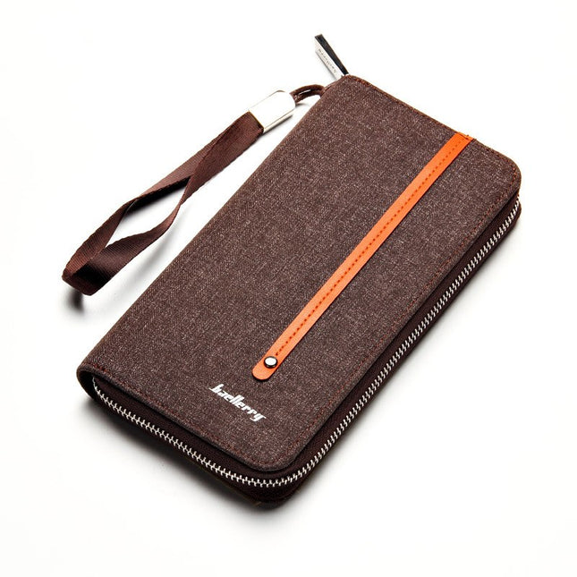 Elegant Long Denim Wallet for Men - Wnkrs