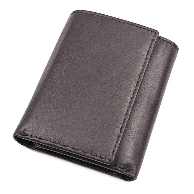 TriFold Leather Wallet for Men - Wnkrs