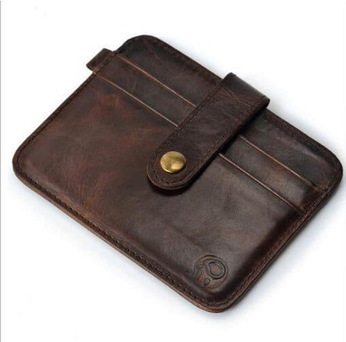 Men's Thin Genuine Leather Wallet