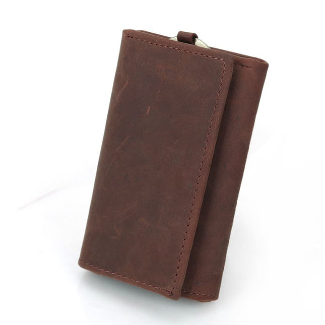 Men's Vintage Cowhide Key Wallet - Wnkrs