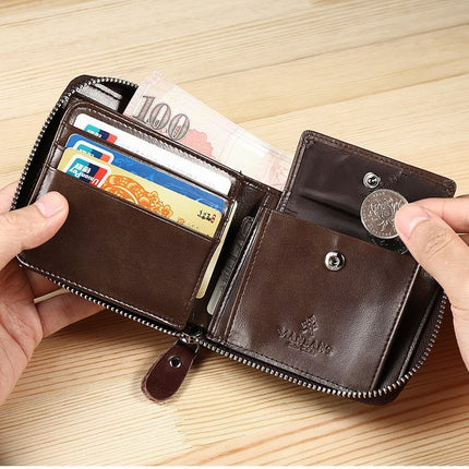 Men's Leather Retro Wallet - Wnkrs