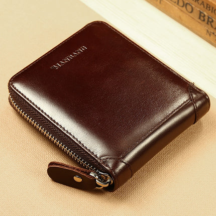 Men's Leather Retro Wallet - Wnkrs