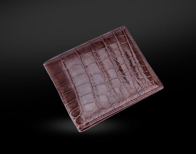 Classic Style Crocodile Leather Unisex Wallet - Wnkrs