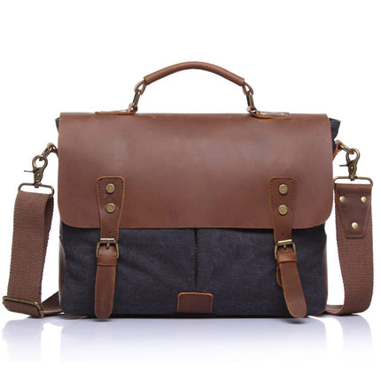 Men's Vintage Canvas Briefcase - Wnkrs