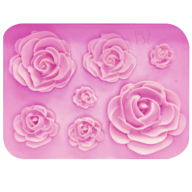 Rose Flowers Shaped Silicone Cake Mold - wnkrs