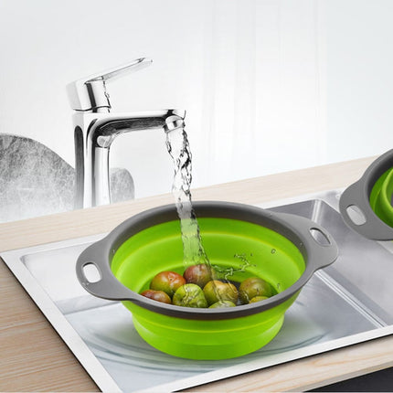 Round Foldable Silicone Colander - wnkrs