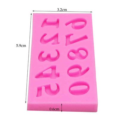 Letter and Number Silicone Cake Molds - wnkrs