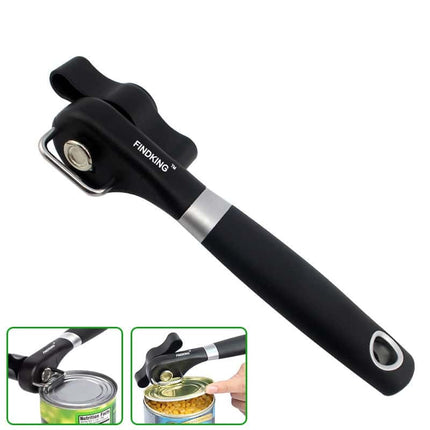 Ergonomic Stainless Steel Can Opener - wnkrs