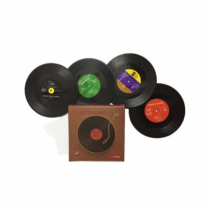 Vinyl Record Themed Mug Pad Set - wnkrs