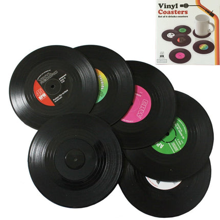 Vinyl Record Themed Mug Pad Set - wnkrs