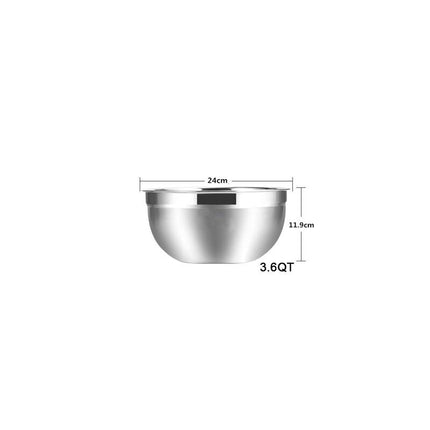 Stainless Steel Mixing Bowls 6 Pcs Set - wnkrs