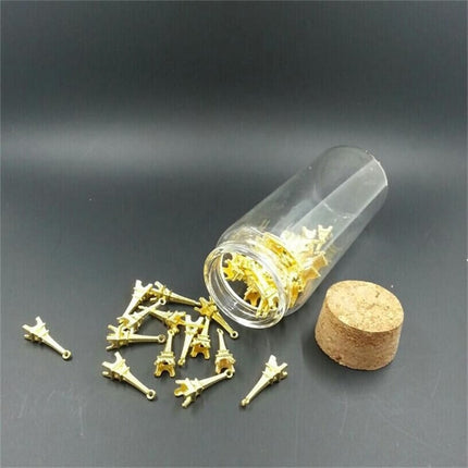 Transparent Glass Bottle with Cork - wnkrs