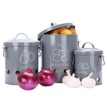 Kitchen Breathable Storage Bins with Handles - wnkrs