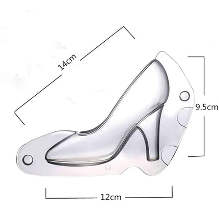 High-Heel Shoes Shaped Plastic Chocolate Molds - wnkrs