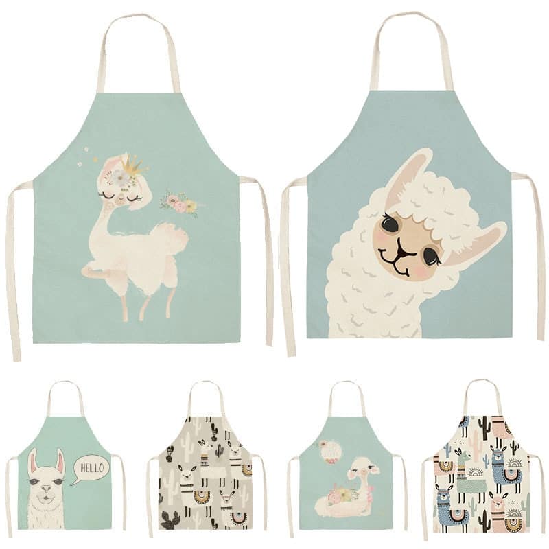 Kawaii Llama Apron