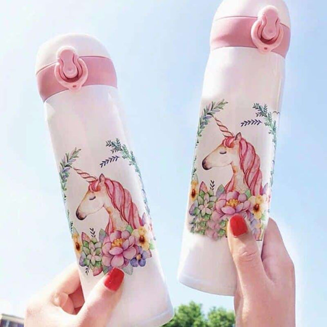 Cute Unicorn Printed Thermos - wnkrs