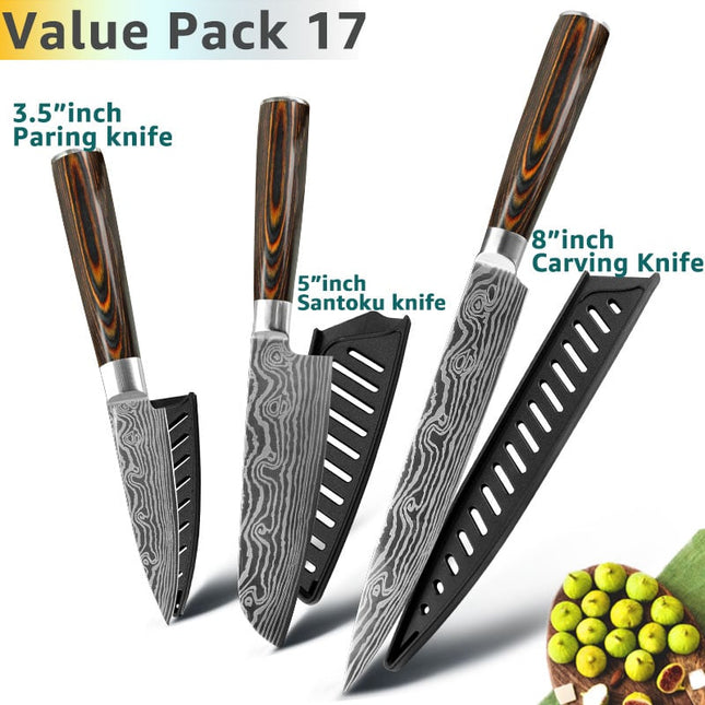 Carbon Stainless Steel Kitchen Knife - wnkrs