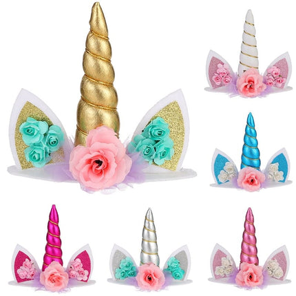 Unicorn Shaped Baby Shower Cake Toppers - Wnkrs