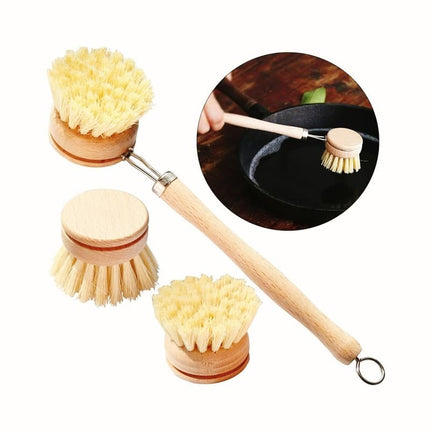 Wooden Handle Sisal Cleaning Brushes - Wnkrs