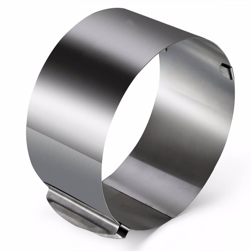 Professional Ring Shaped Adjustable Stainless Steel Cake Mold