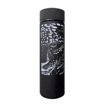 Nordic Style Deer Print Straight Cup Insulated Thermos - Wnkrs