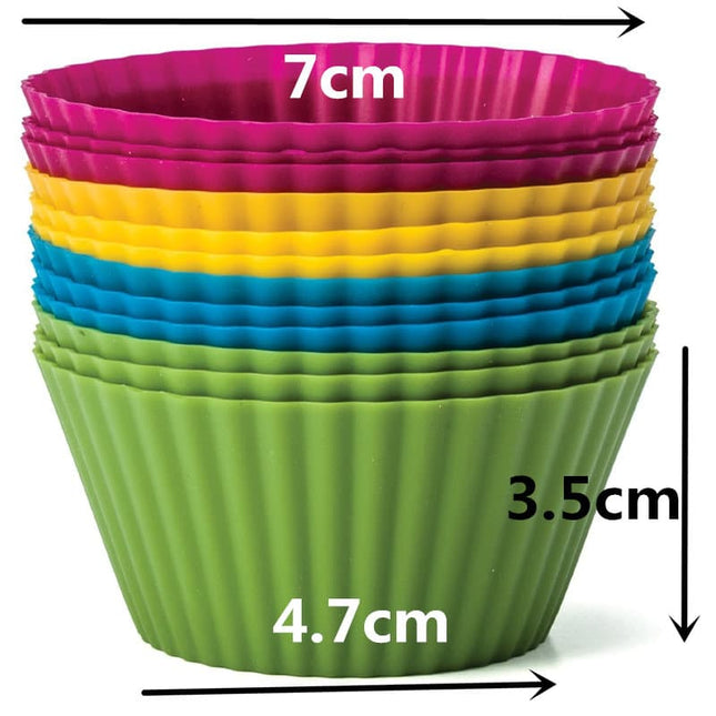 Set Mini Round Silicone Cake Molds - wnkrs