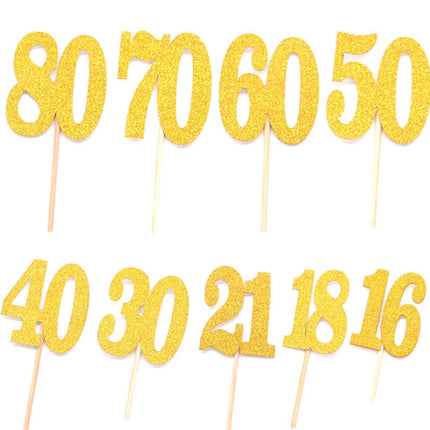 Cupcake's Number Topper - Wnkrs