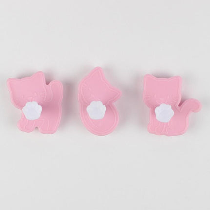 Kitten Cookie Molds 3 Pcs Set - Wnkrs