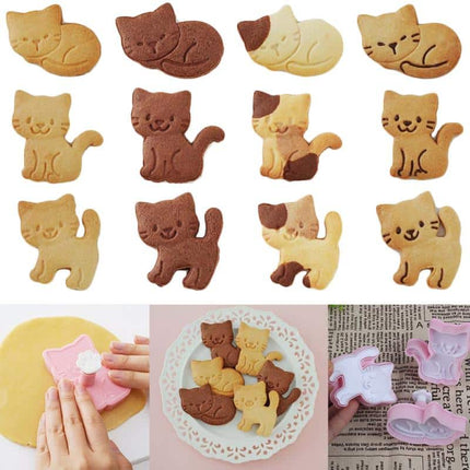 Kitten Cookie Molds 3 Pcs Set - Wnkrs