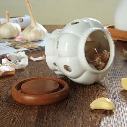 Garlic Design Storage Jar - Wnkrs