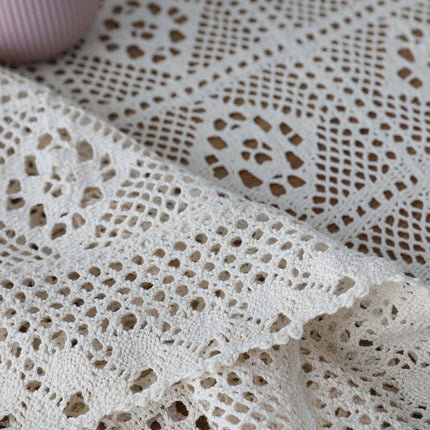 Rectangle Cotton Lace Tablecloth - Wnkrs