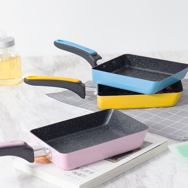 Non-Stick Colorful Stainless Steel Frying Pan