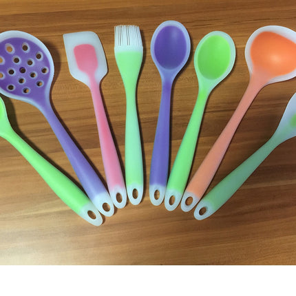 Eco-Friendly Colorful Silicone Kitchen Cooking Utensils - Wnkrs