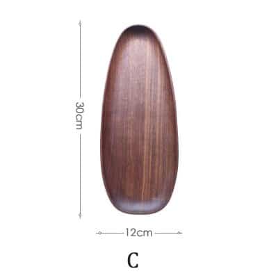 Natural Wood Irregular Tray - Wnkrs