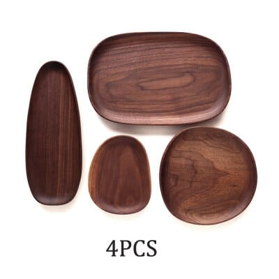 Natural Wood Irregular Tray - Wnkrs