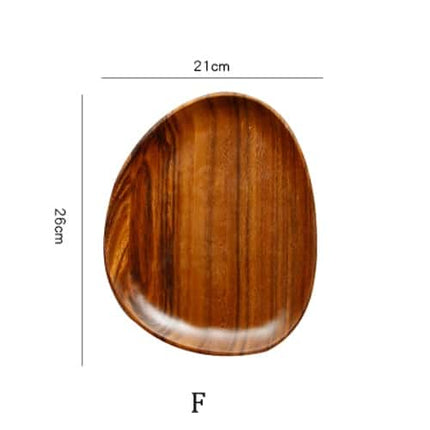 Natural Wood Irregular Tray - Wnkrs