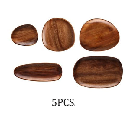 Natural Wood Irregular Tray - Wnkrs