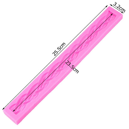 3D Long Rope Shaped Cake Mold - wnkrs