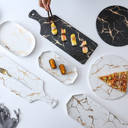 Creative Marble Patterned Tableware - Wnkrs