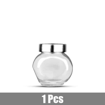 Irregular Shape Glass Spice Jar - Wnkrs