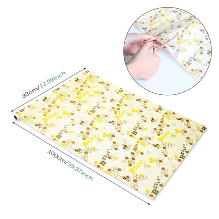 Floral Patterned Beeswax Food Wrap Film - Wnkrs