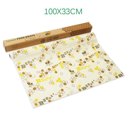 Floral Patterned Beeswax Food Wrap Film - Wnkrs