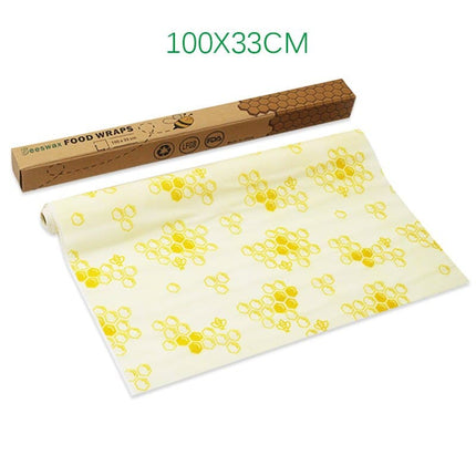 Floral Patterned Beeswax Food Wrap Film - Wnkrs