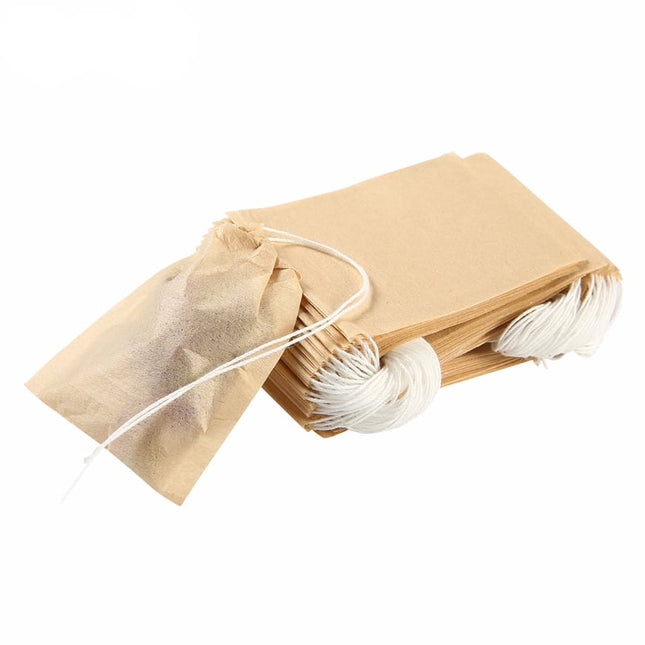 100 Pcs of Disposable Paper Tea Bags - wnkrs