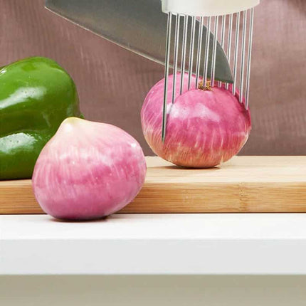 Handy Stainless Steel Vegetable Holder for Slicing - Wnkrs